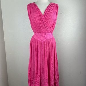 Vintage Pink Maxi Dress by NAP EUC